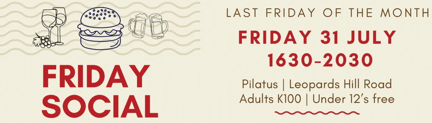 Banner for Friday Social 31 July