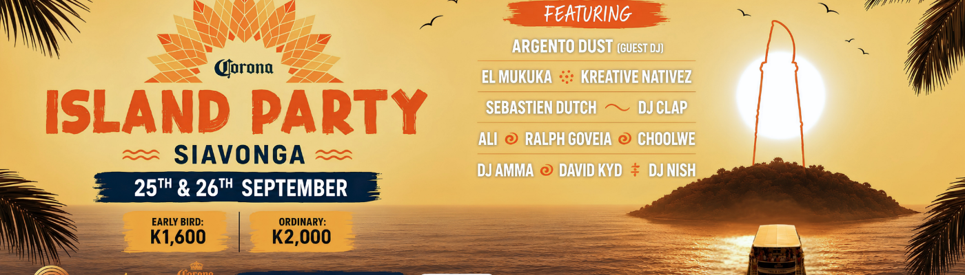 Banner for Corona Island Party