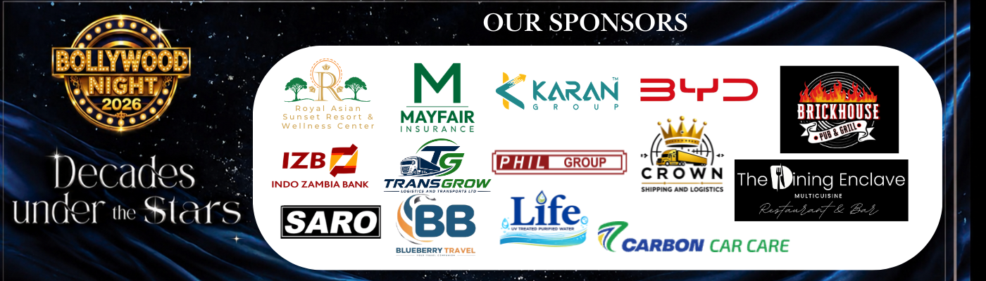 Banner for Bollywood Night 2026 decades under the stars