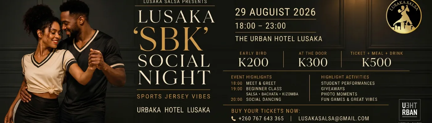 Banner for Lusaka 'SBK' Social Night
