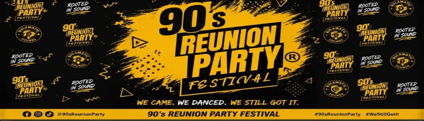 Banner for 90's Reunion Festival