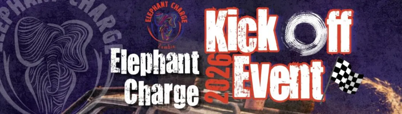 Banner for Elephant Charge 2026 Kick Off Event